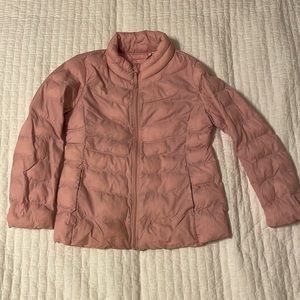 Uniqlo Pink puffer jacket size 110 EUC